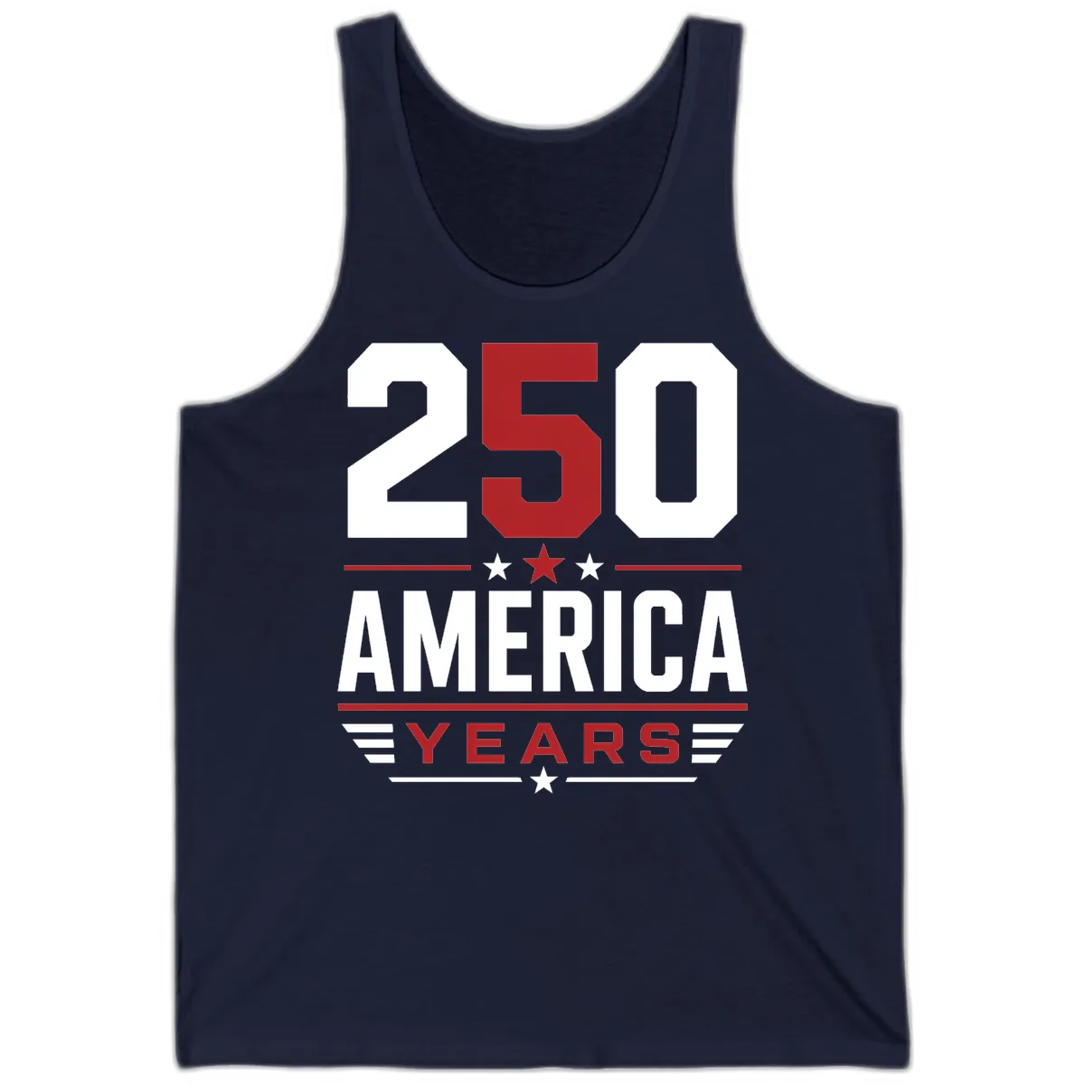 America 250th Anniversary Celebration Tank in Navy