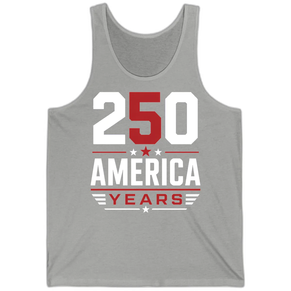 America 250th Anniversary Celebration Tank in Athletic Heather