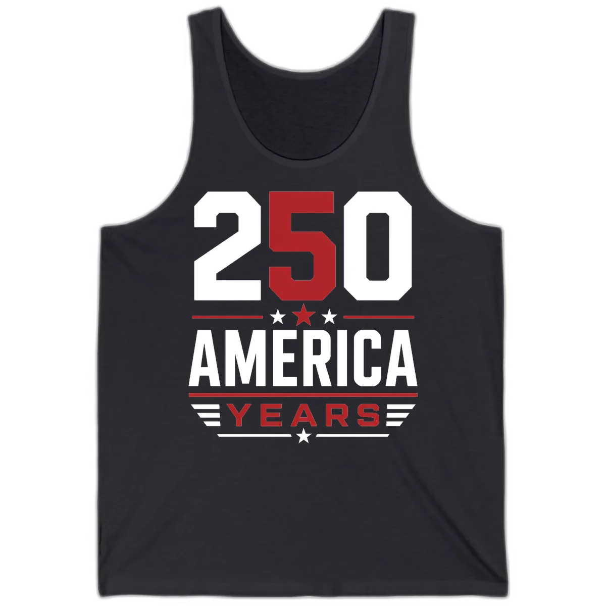 America 250th Anniversary Celebration Tank in Dark Grey