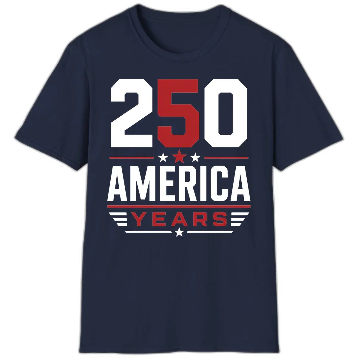 America 250th Anniversary Celebration T-Shirt in Navy