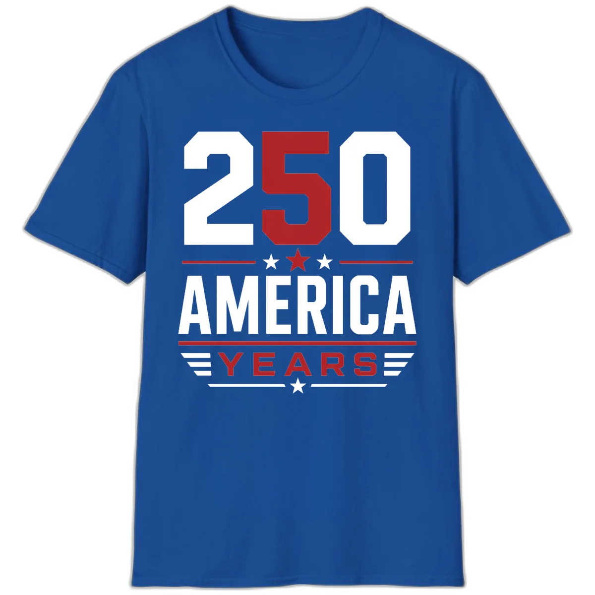 America 250th Anniversary Celebration T-Shirt in Royal