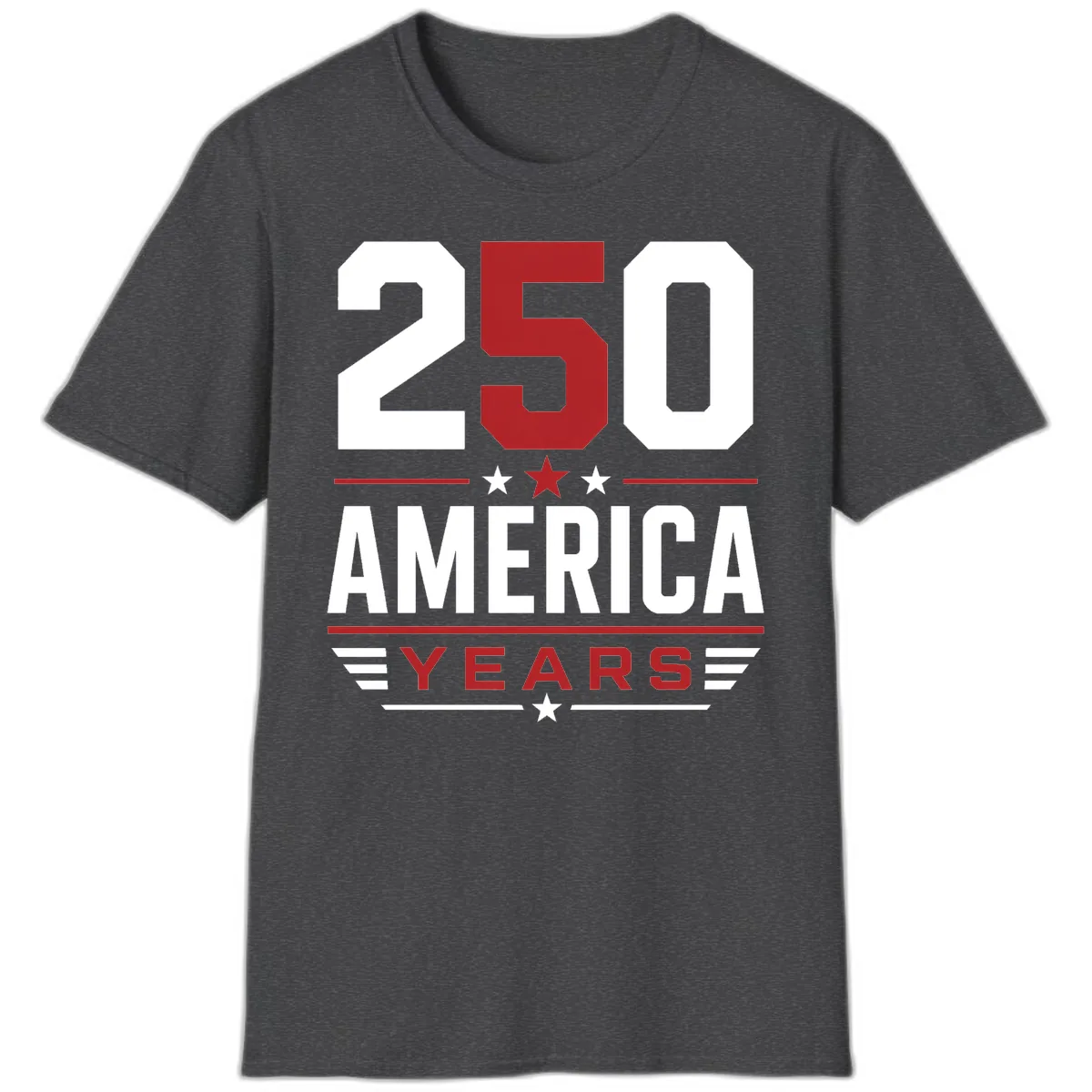 America 250th Anniversary Celebration T-Shirt in Dark Heather