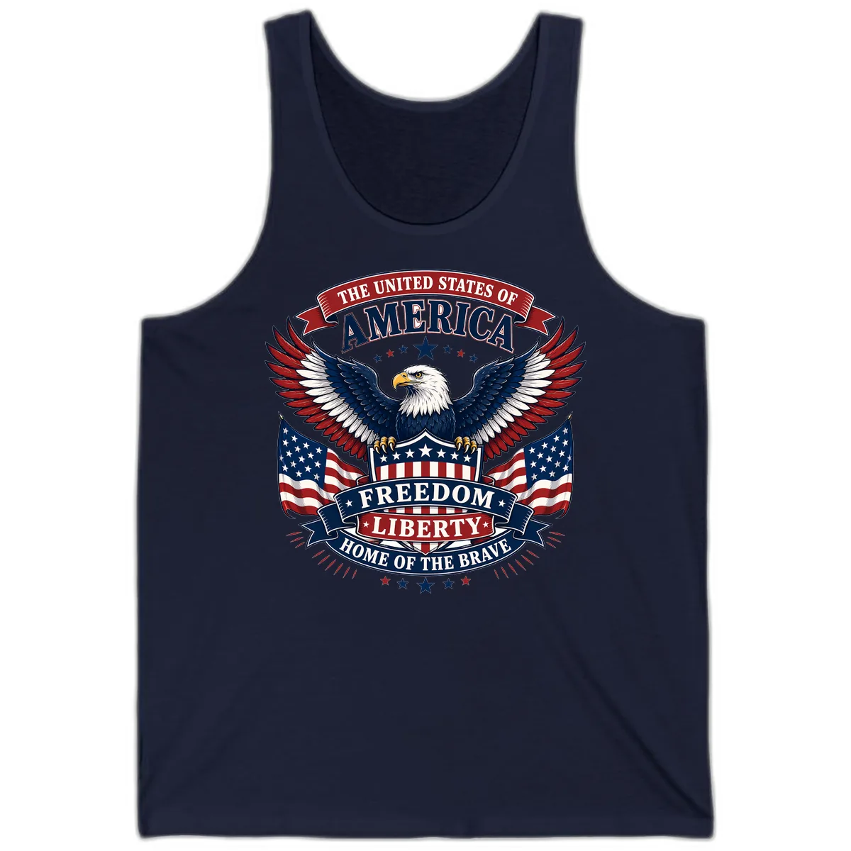 America's Freedom Eagle Celebration Tank in Navy