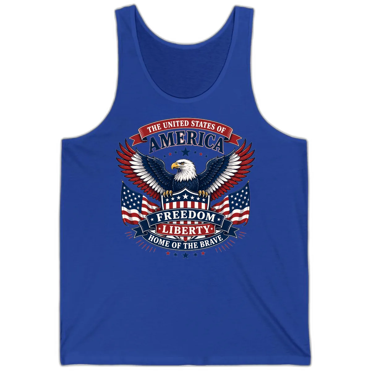 America's Freedom Eagle Celebration Tank in True Royal