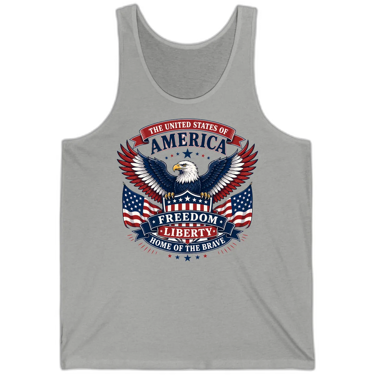 America's Freedom Eagle Celebration Tank in Athletic Heather
