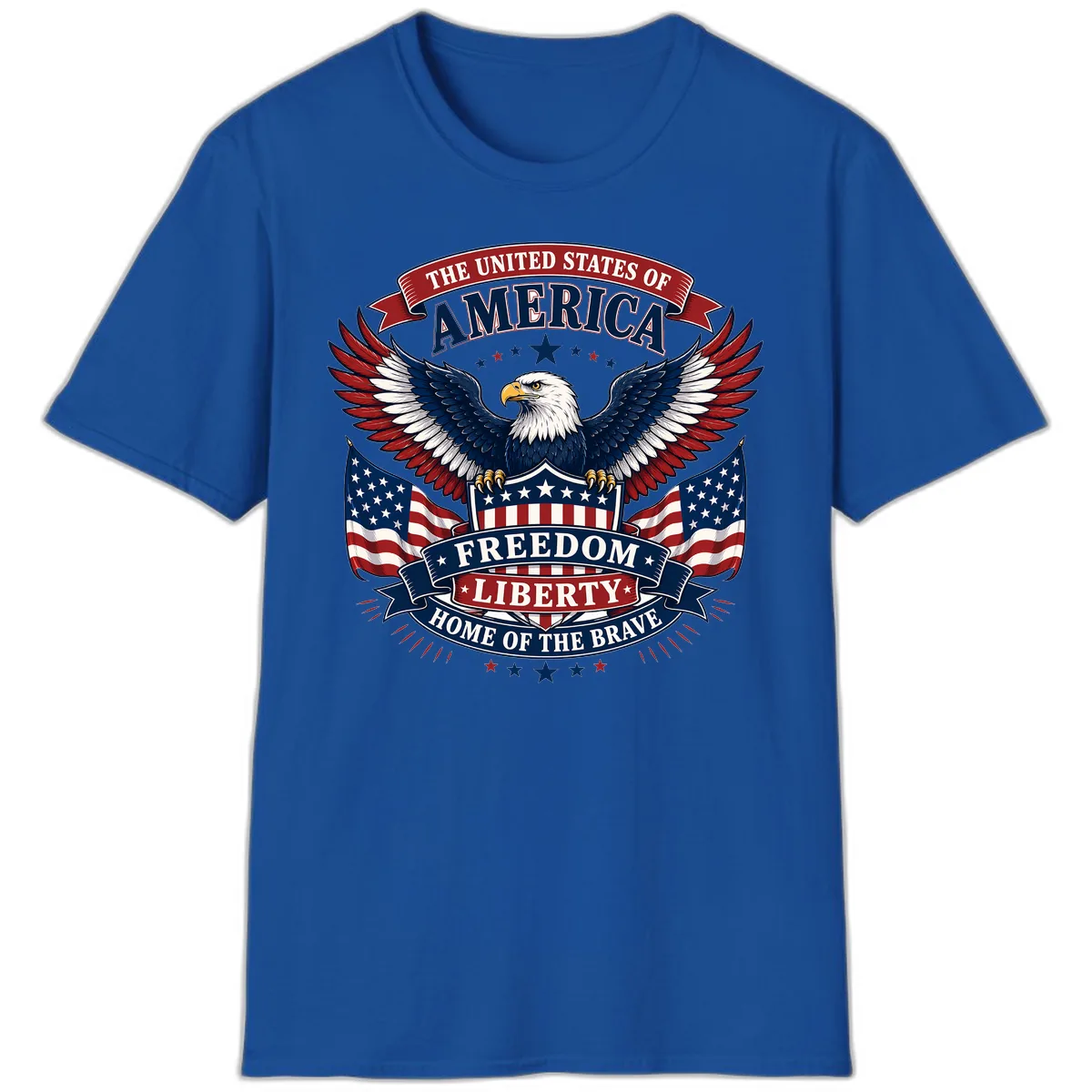 America's Freedom Eagle Celebration T-Shirt in Royal