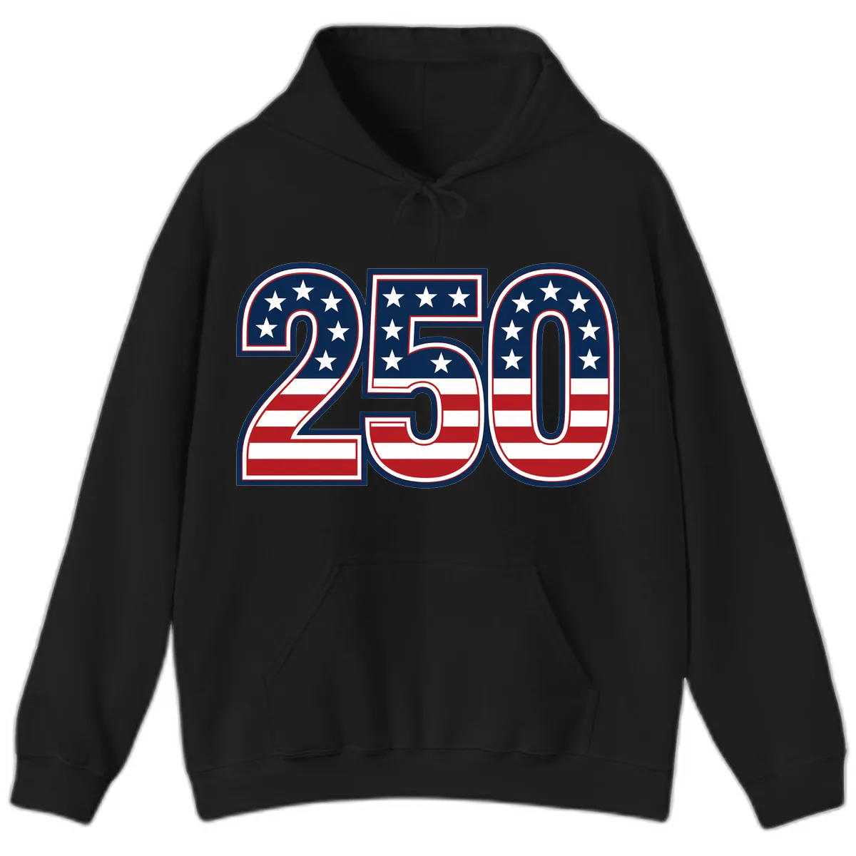 America 250th Anniversary Celebration Hoodie in Black