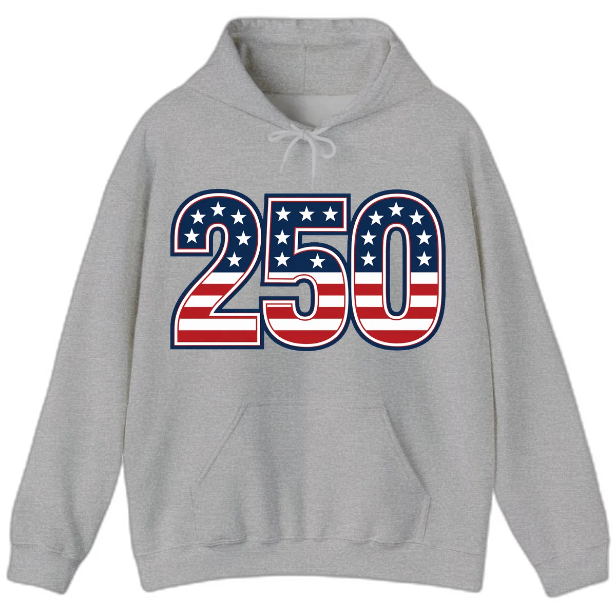 America 250th Anniversary Celebration Hoodie in Sport Grey