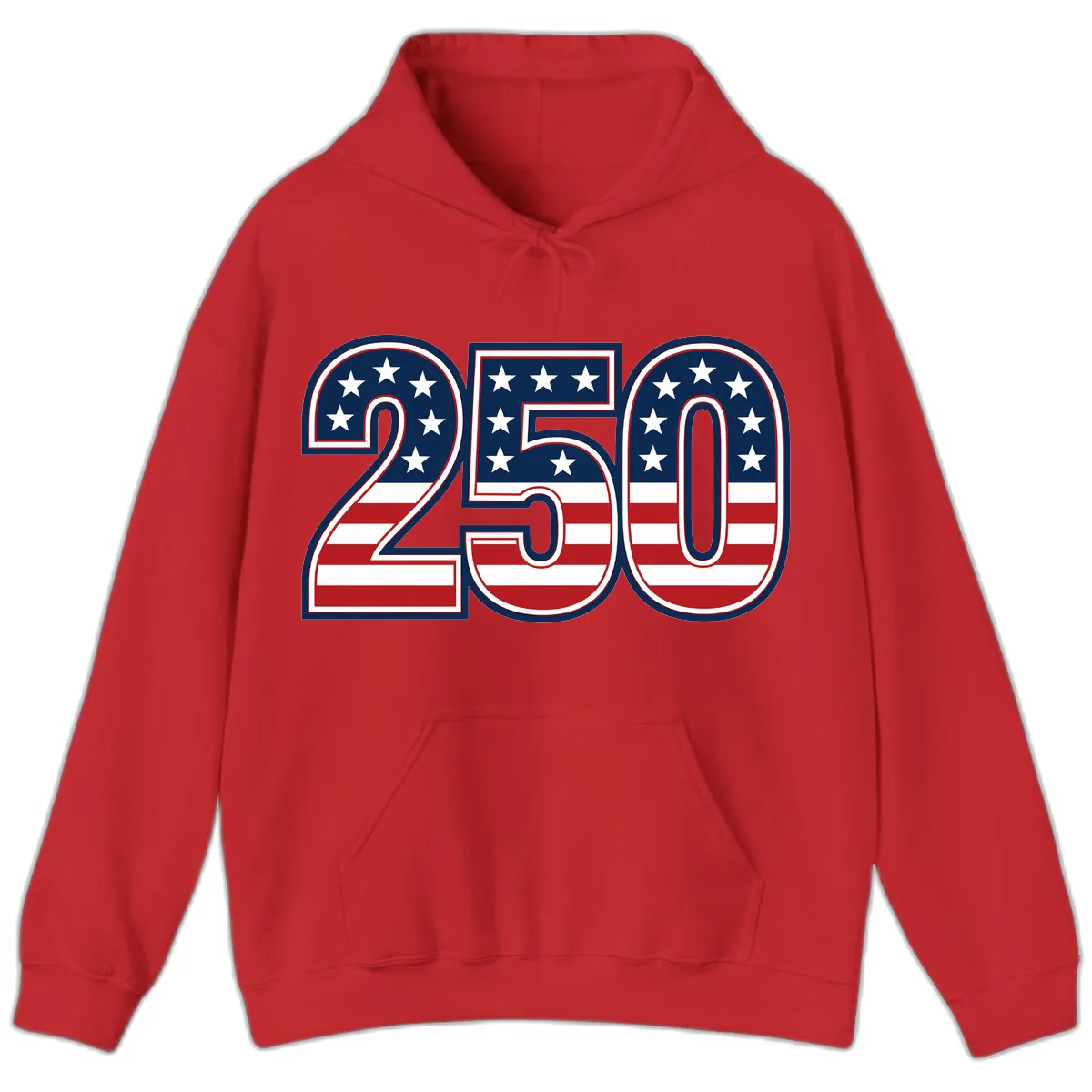 America 250th Anniversary Celebration Hoodie in Red