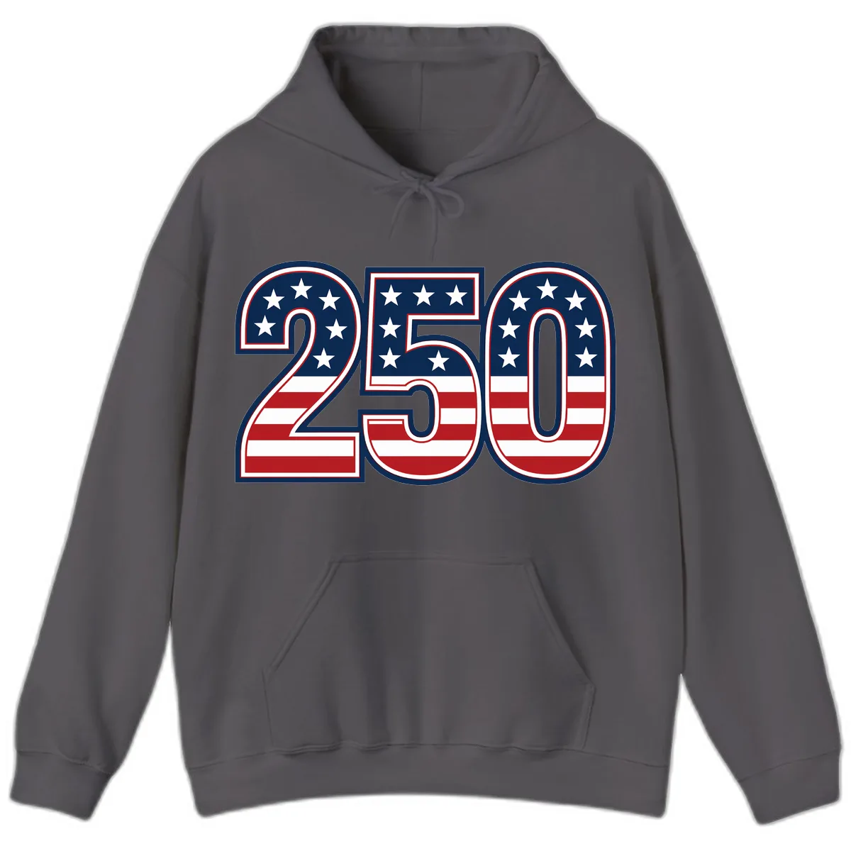 America 250th Anniversary Celebration Hoodie in Charcoal