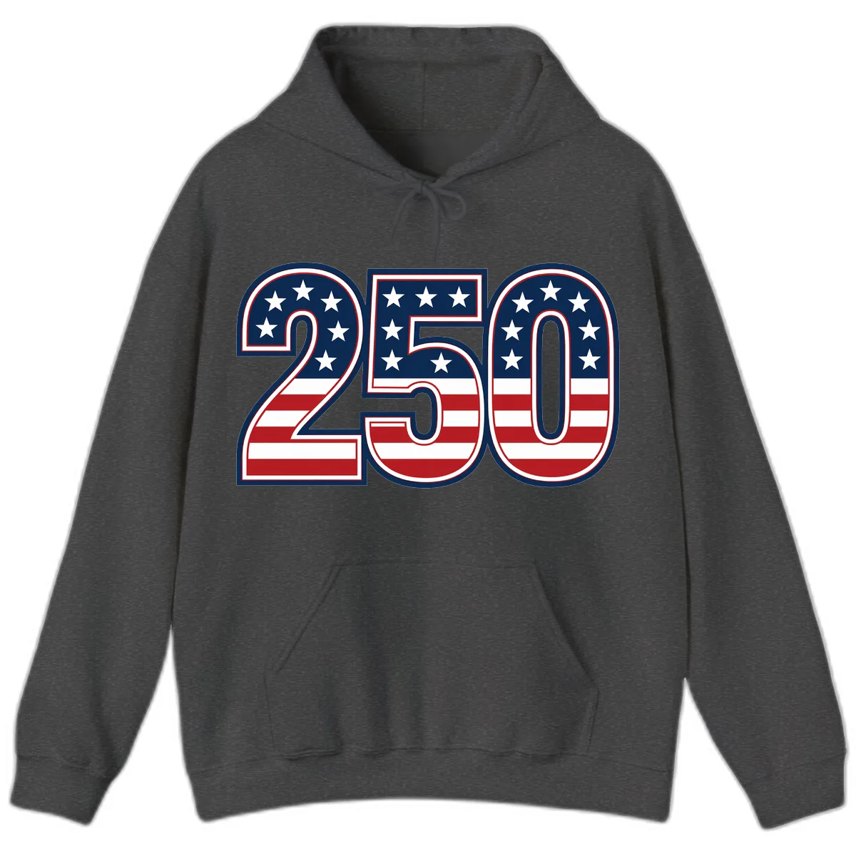 America 250th Anniversary Celebration Hoodie in Dark Heather