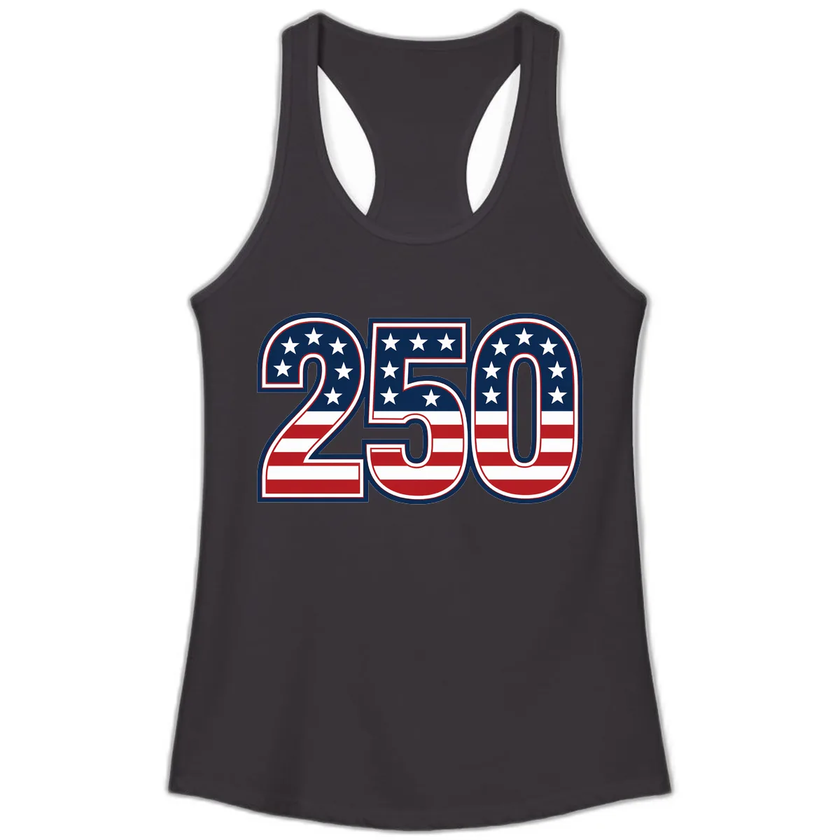 America 250th Anniversary Celebration Ladies Tank in Black