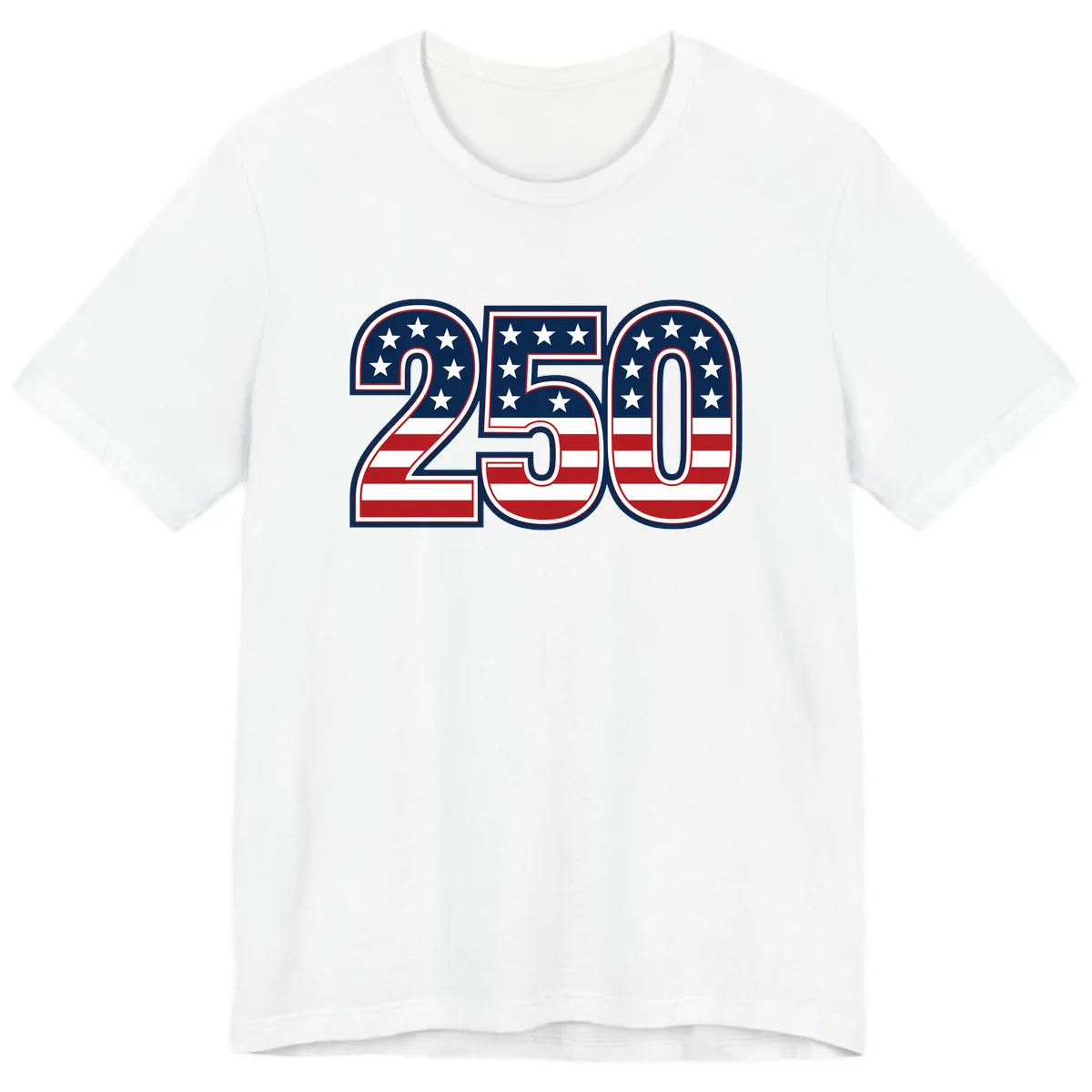 America 250th Anniversary Celebration Premium T-Shirt in White