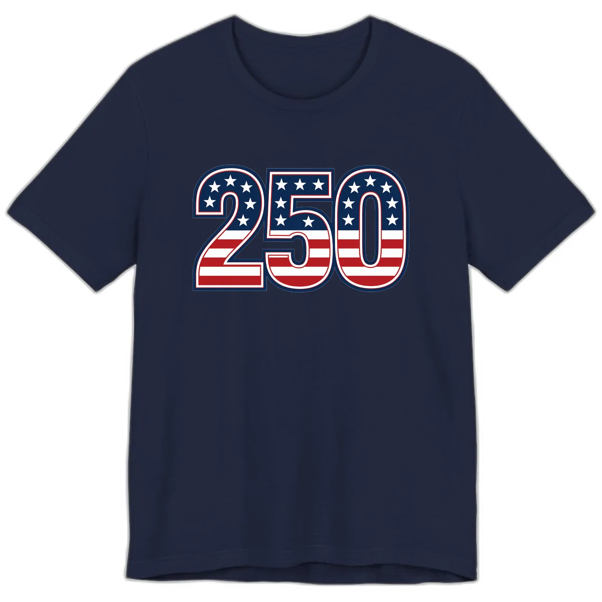 America 250th Anniversary Celebration Premium T-Shirt in Navy