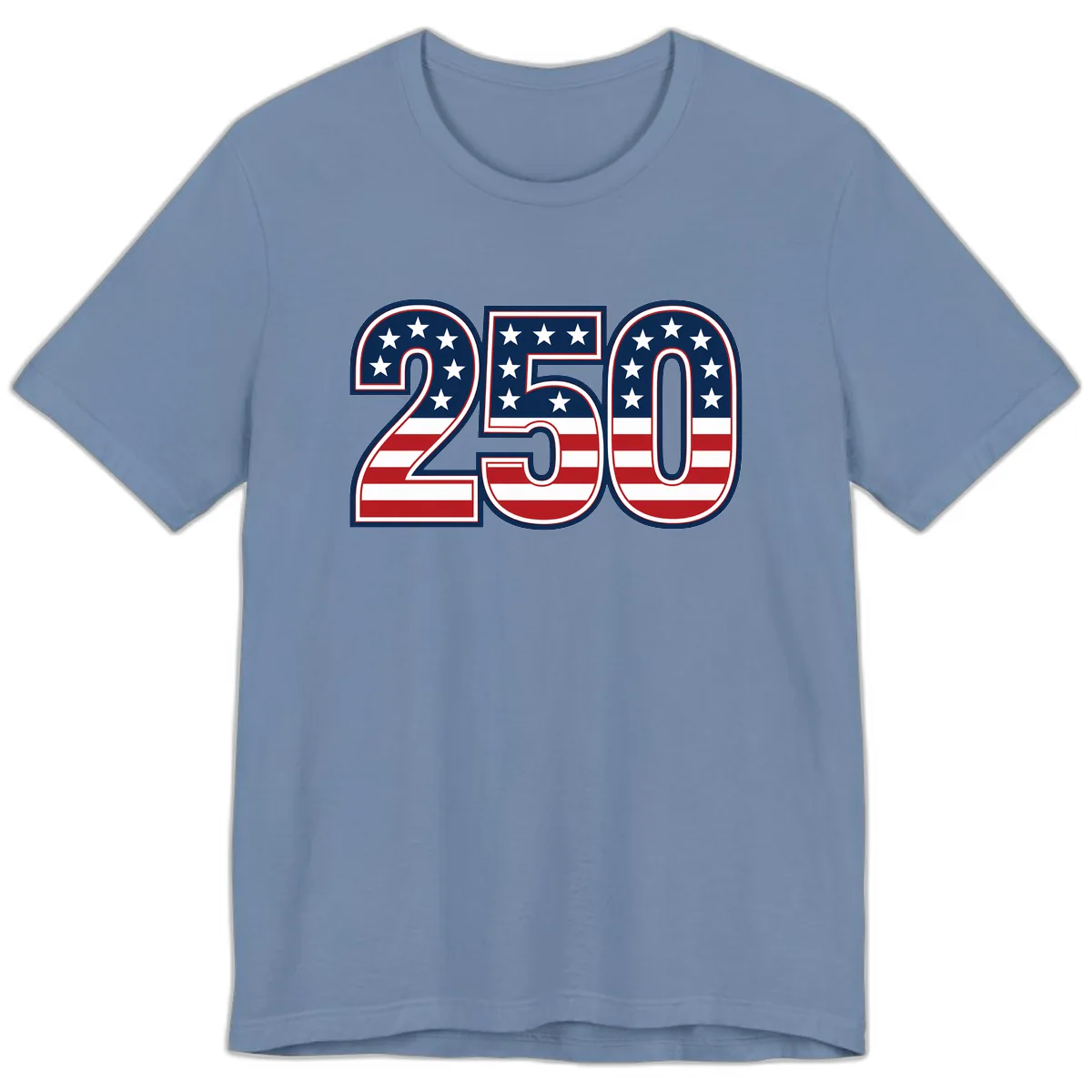 America 250th Anniversary Celebration Premium T-Shirt in Steel Blue