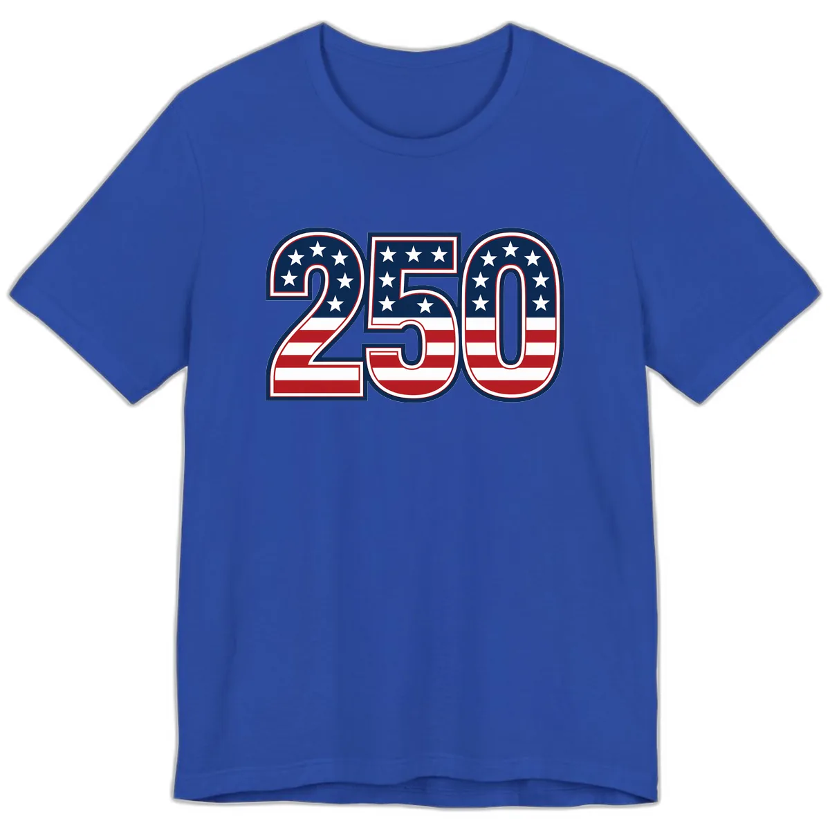 America 250th Anniversary Celebration Premium T-Shirt in True Royal