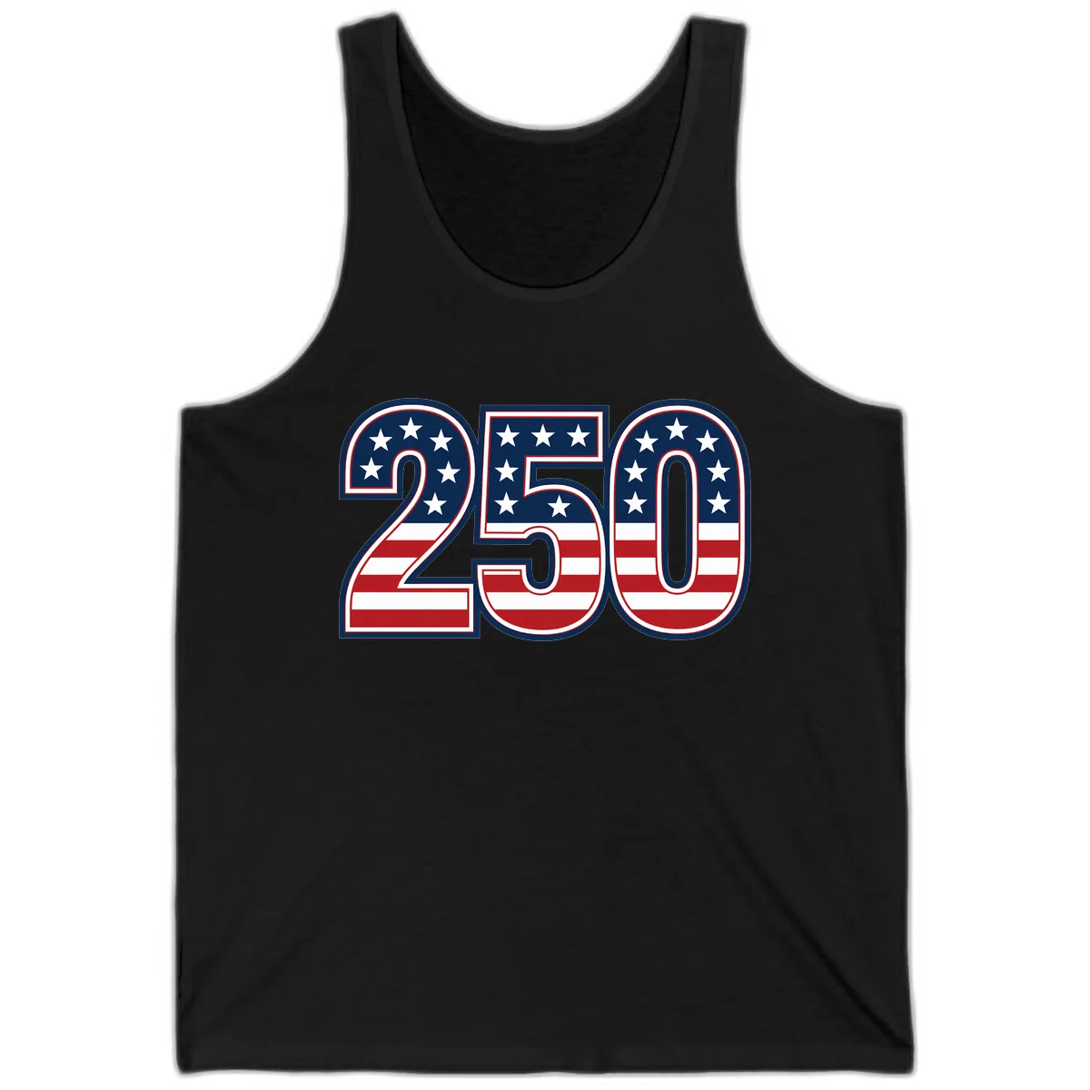 America 250th Anniversary Celebration Tank in Black