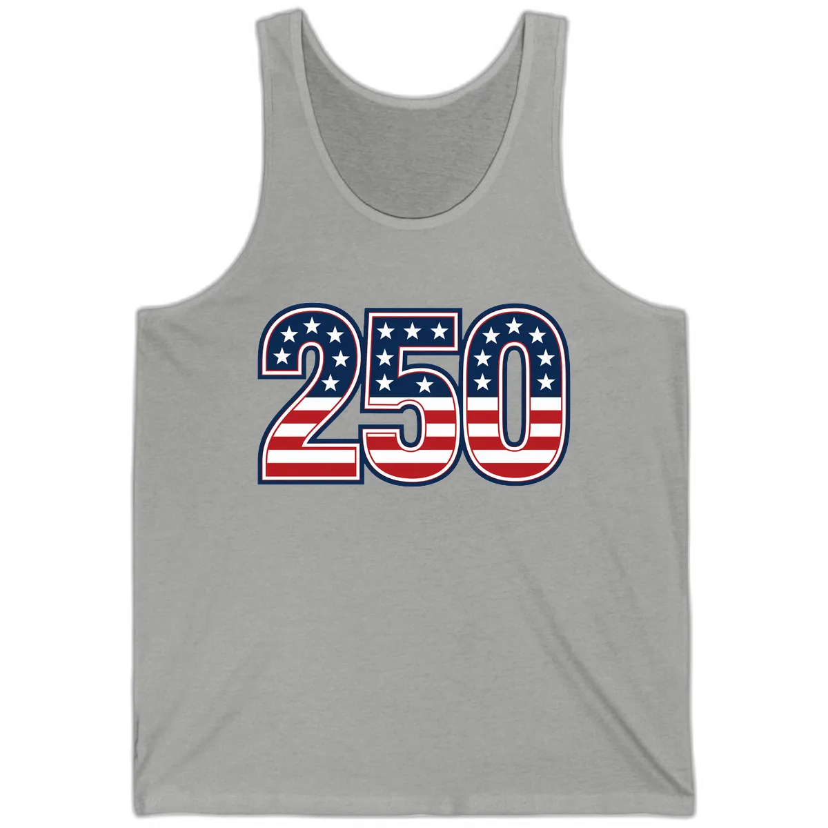 America 250th Anniversary Celebration Tank in Athletic Heather