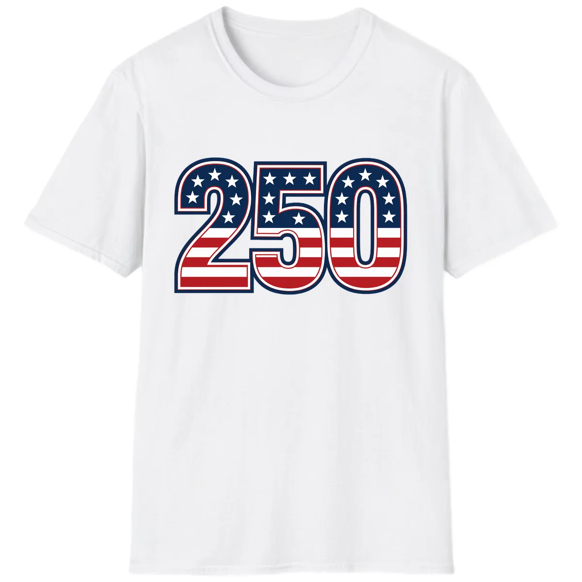 America 250th Anniversary Celebration T-Shirt in White