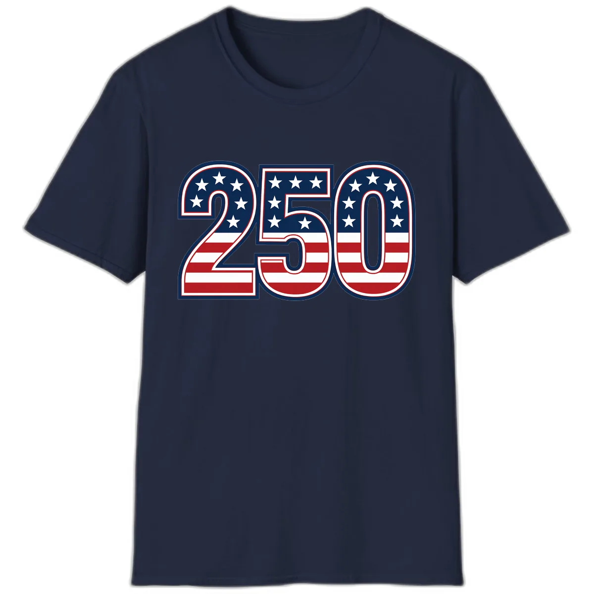 America 250th Anniversary Celebration T-Shirt in Navy