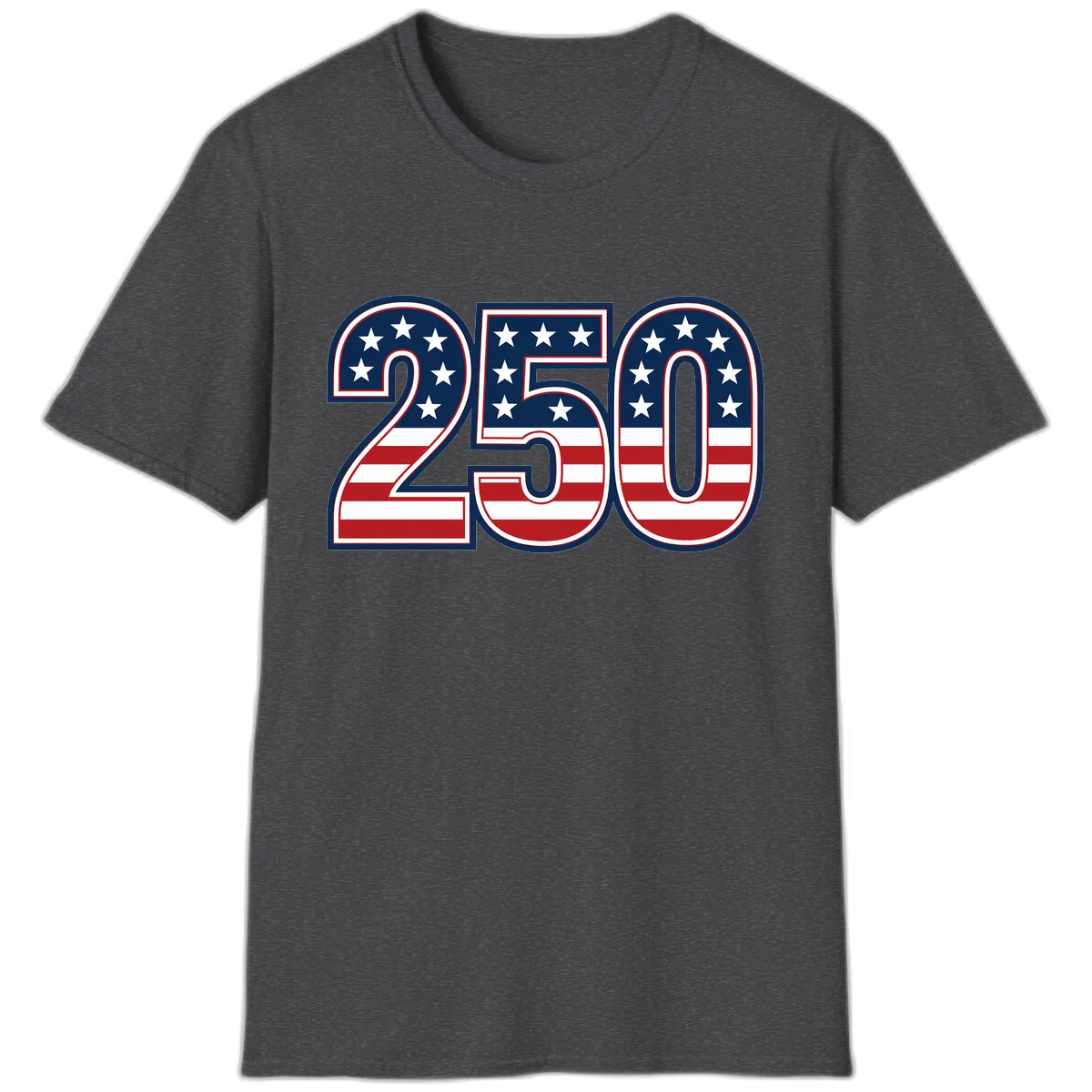America 250th Anniversary Celebration T-Shirt in Dark Heather