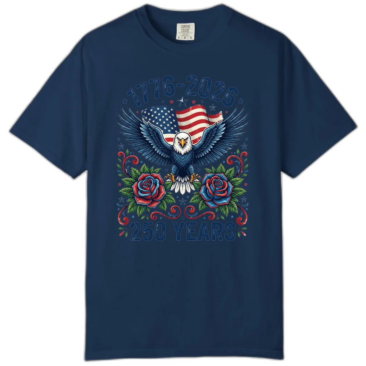 American Eagle 250th Anniversary Comfort Color in Navy