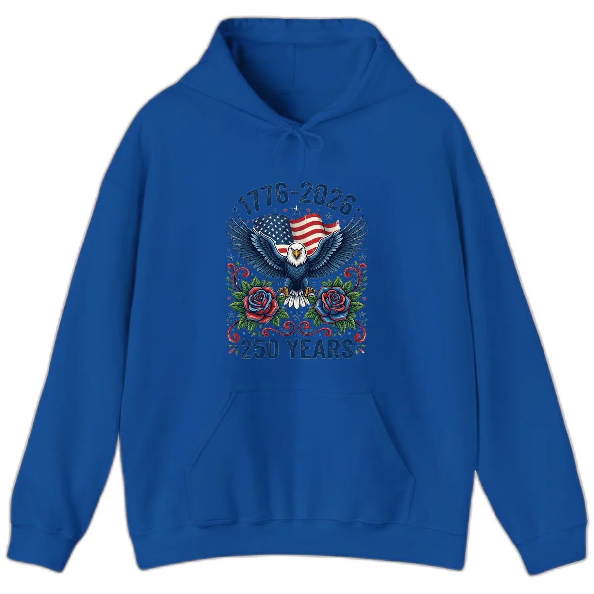 American Eagle 250th Anniversary Hoodie in Royal