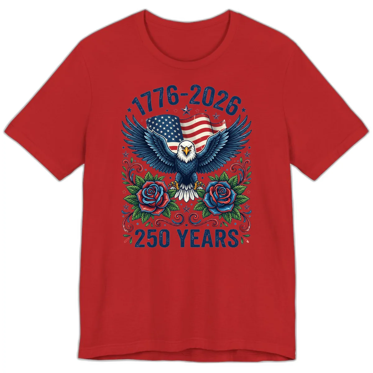 American Eagle 250th Anniversary Premium T-Shirt in Red
