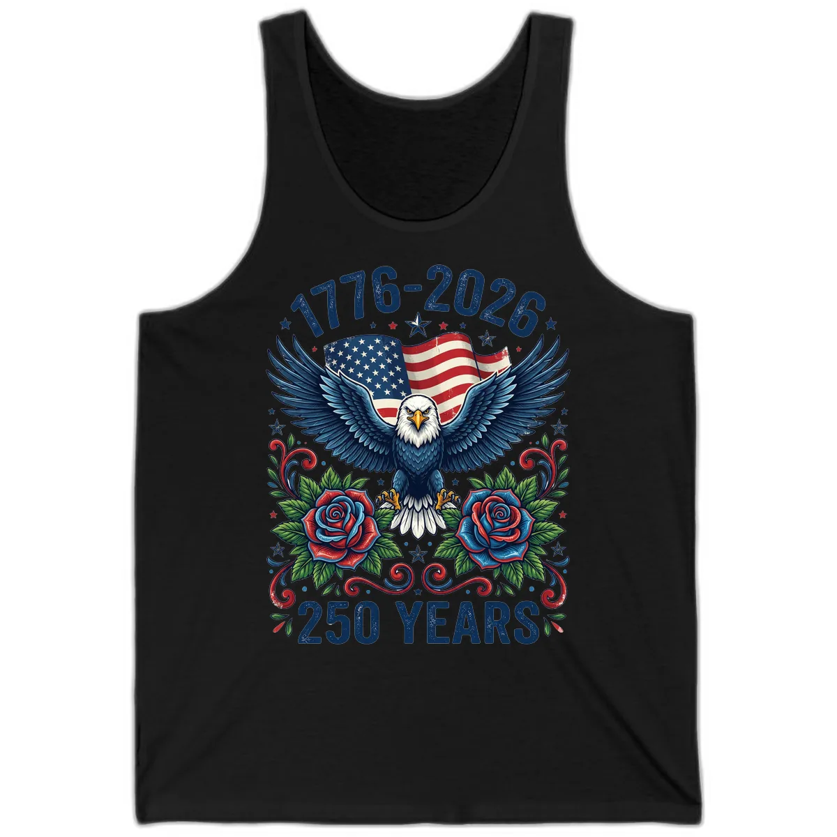 American Eagle 250th Anniversary Tank in Black