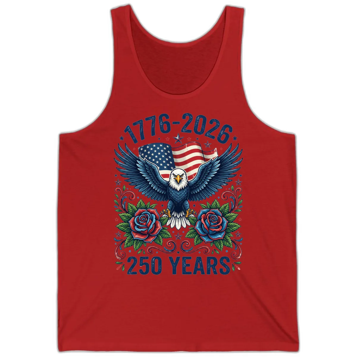 American Eagle 250th Anniversary Tank in Red