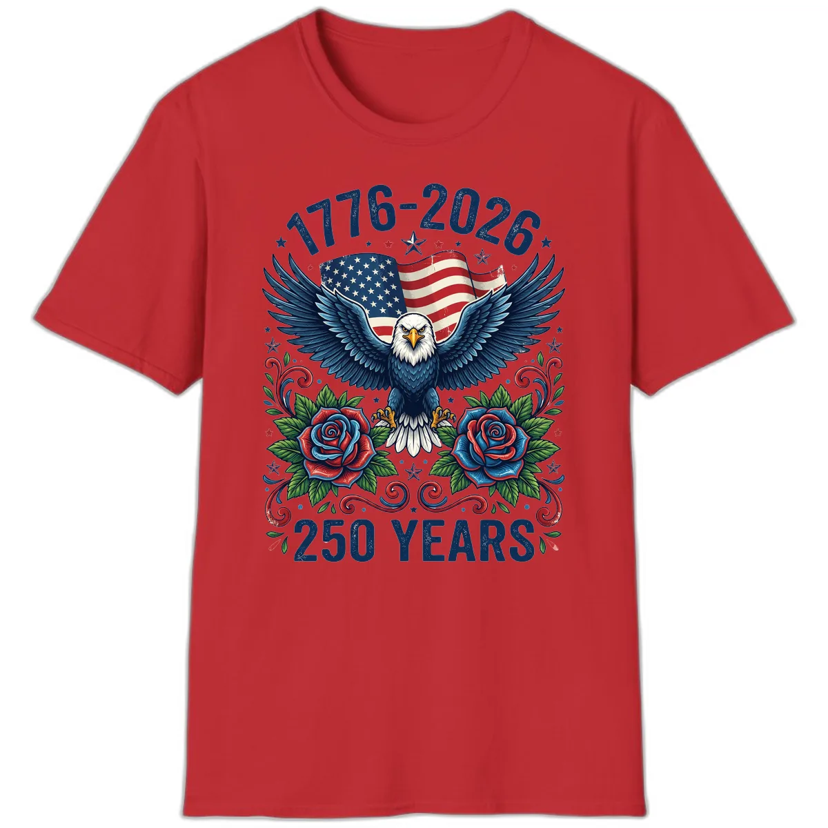 American Eagle 250th Anniversary T-Shirt in Red
