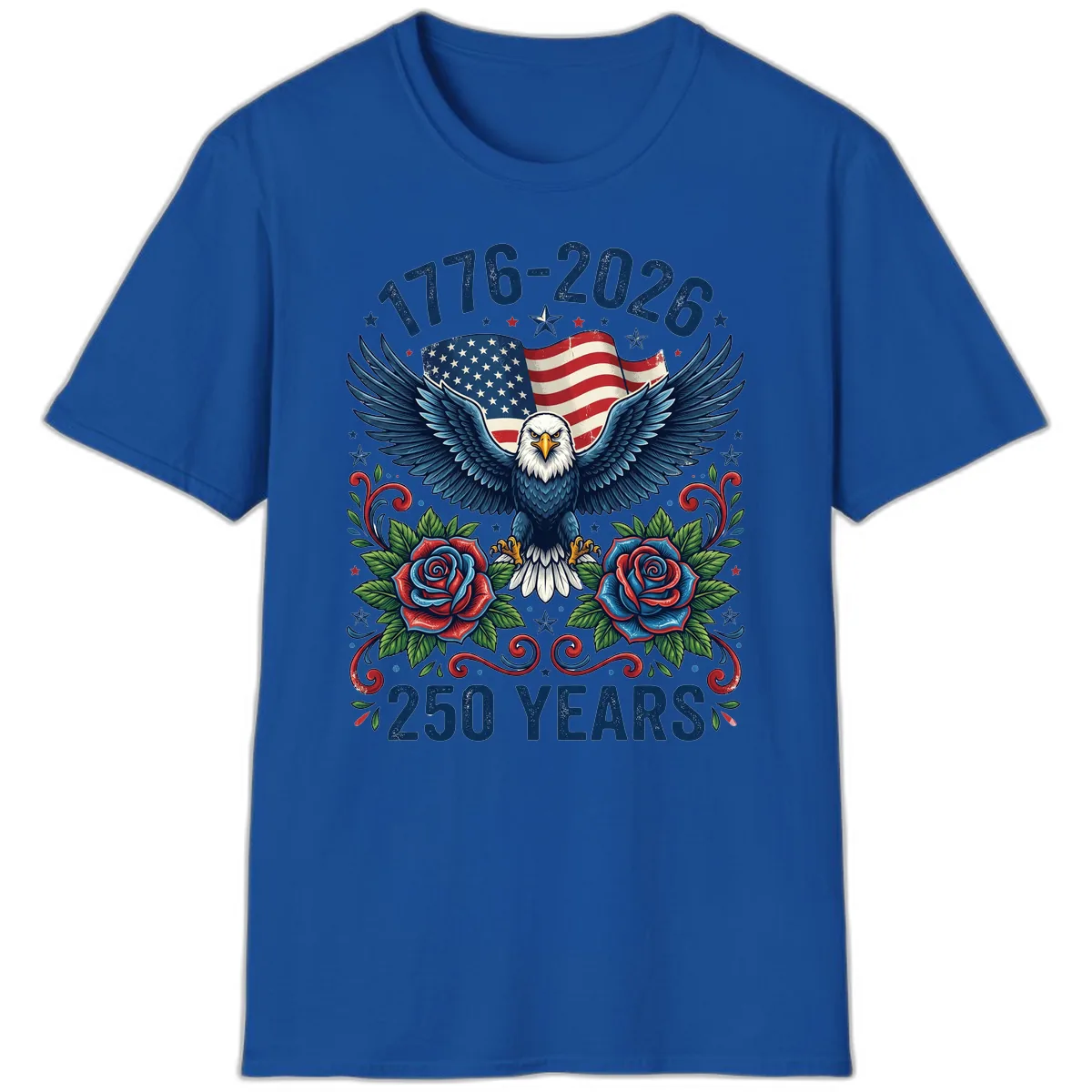 American Eagle 250th Anniversary T-Shirt in Royal