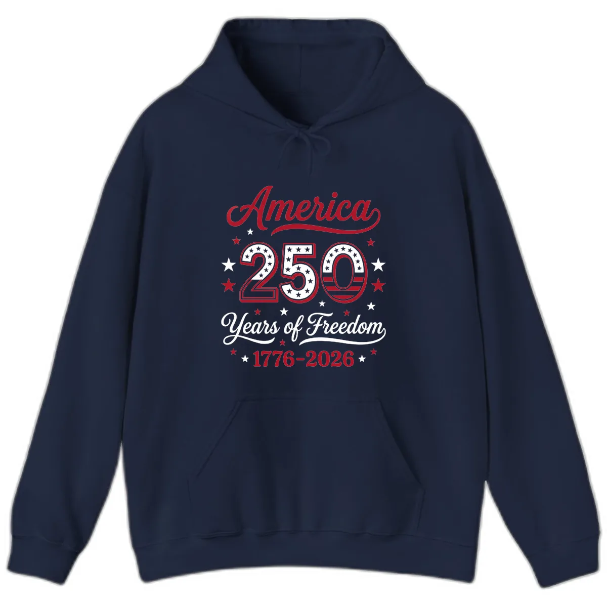 America 250 Years Of Freedom Hoodie in Navy