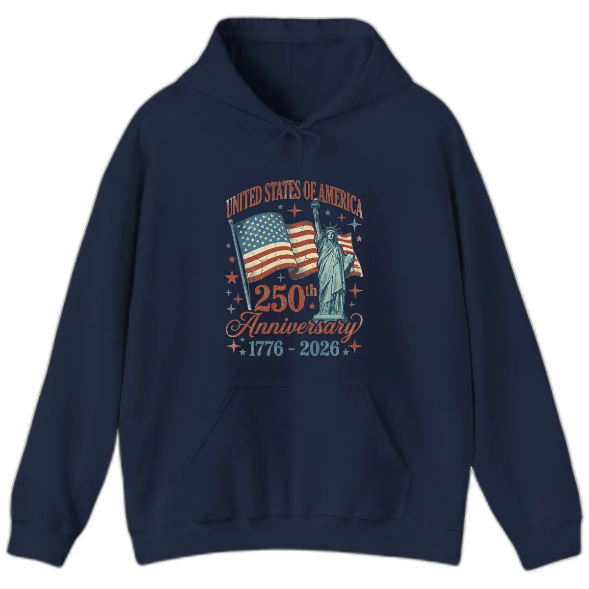 America 250th Anniversary Celebration Hoodie in Navy