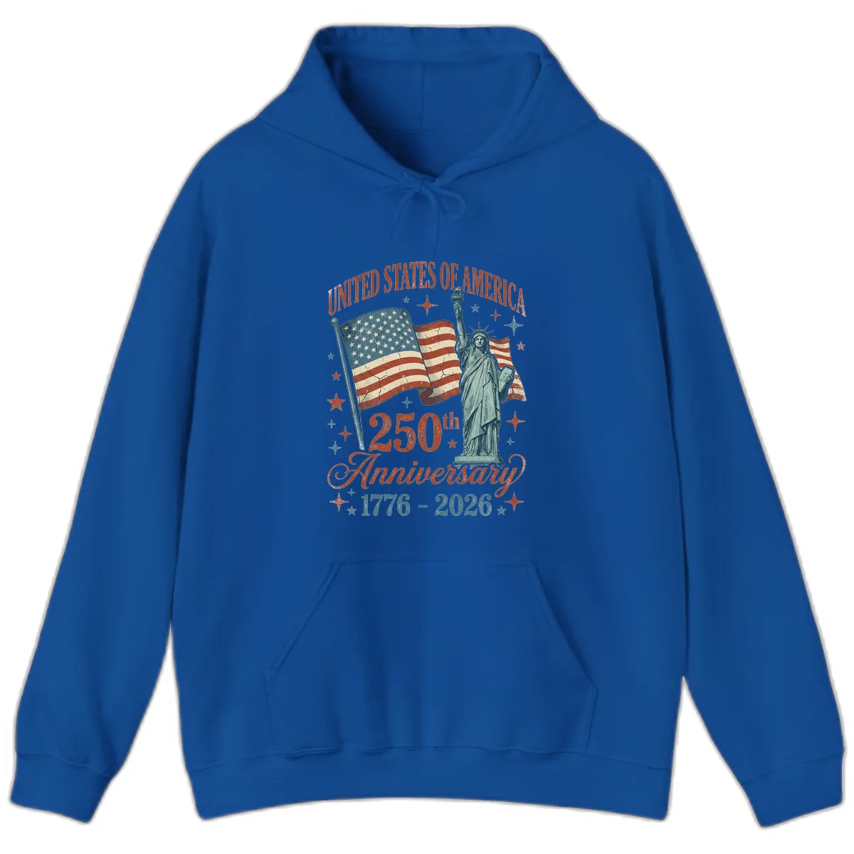 America 250th Anniversary Celebration Hoodie in Royal