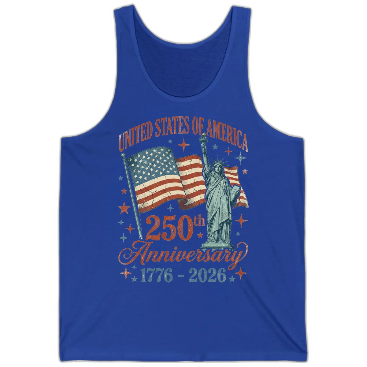 America 250th Anniversary Celebration Tank in True Royal