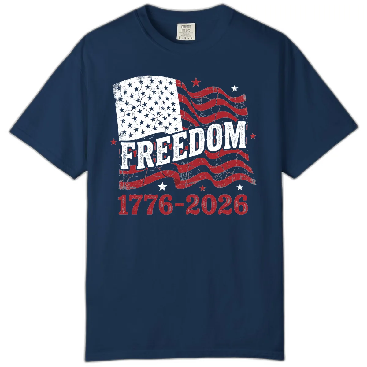 America's Freedom Celebration 250 Years Comfort Color in Navy