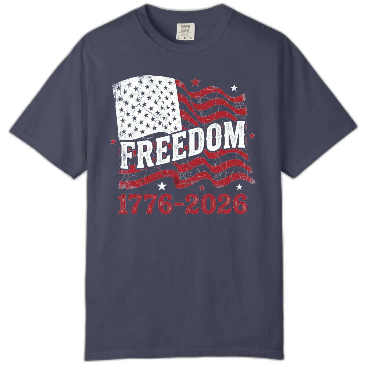 America's Freedom Celebration 250 Years Comfort Color in Denim