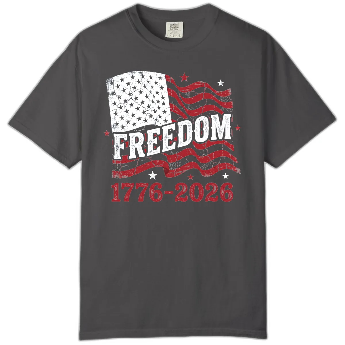 America's Freedom Celebration 250 Years Comfort Color in Graphite
