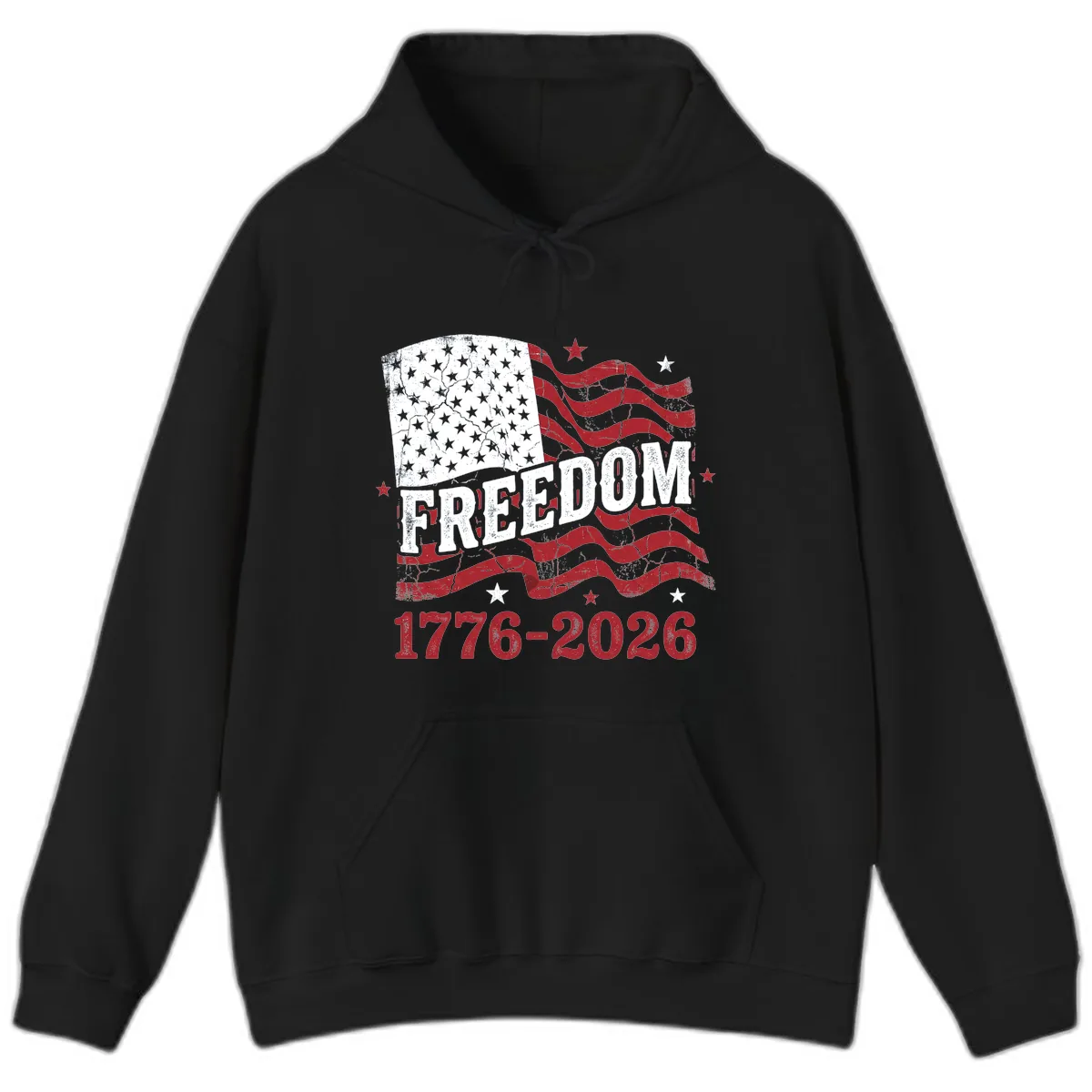 America's Freedom Celebration 250 Years Hoodie in Black