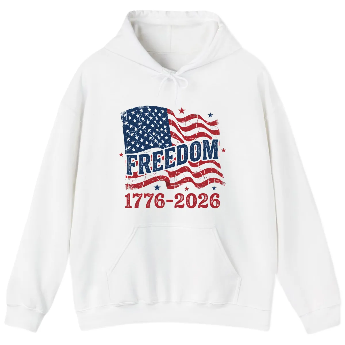 America's Freedom Celebration 250 Years Hoodie in White