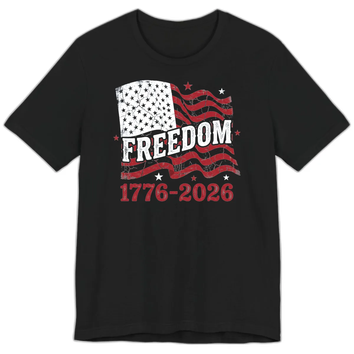 America's Freedom Celebration 250 Years Premium T-Shirt in Black