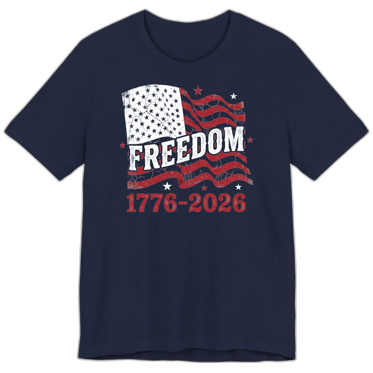 America's Freedom Celebration 250 Years Premium T-Shirt in Navy