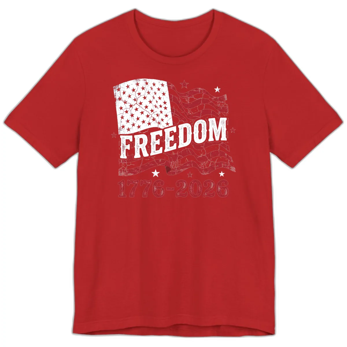 America's Freedom Celebration 250 Years Premium T-Shirt in Red