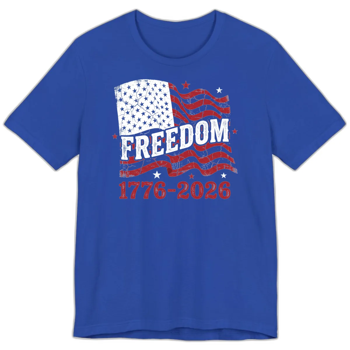 America's Freedom Celebration 250 Years Premium T-Shirt in True Royal