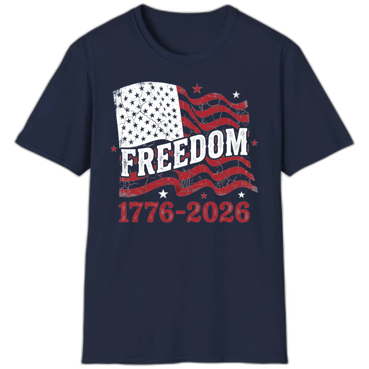 America's Freedom Celebration 250 Years T-Shirt in Navy