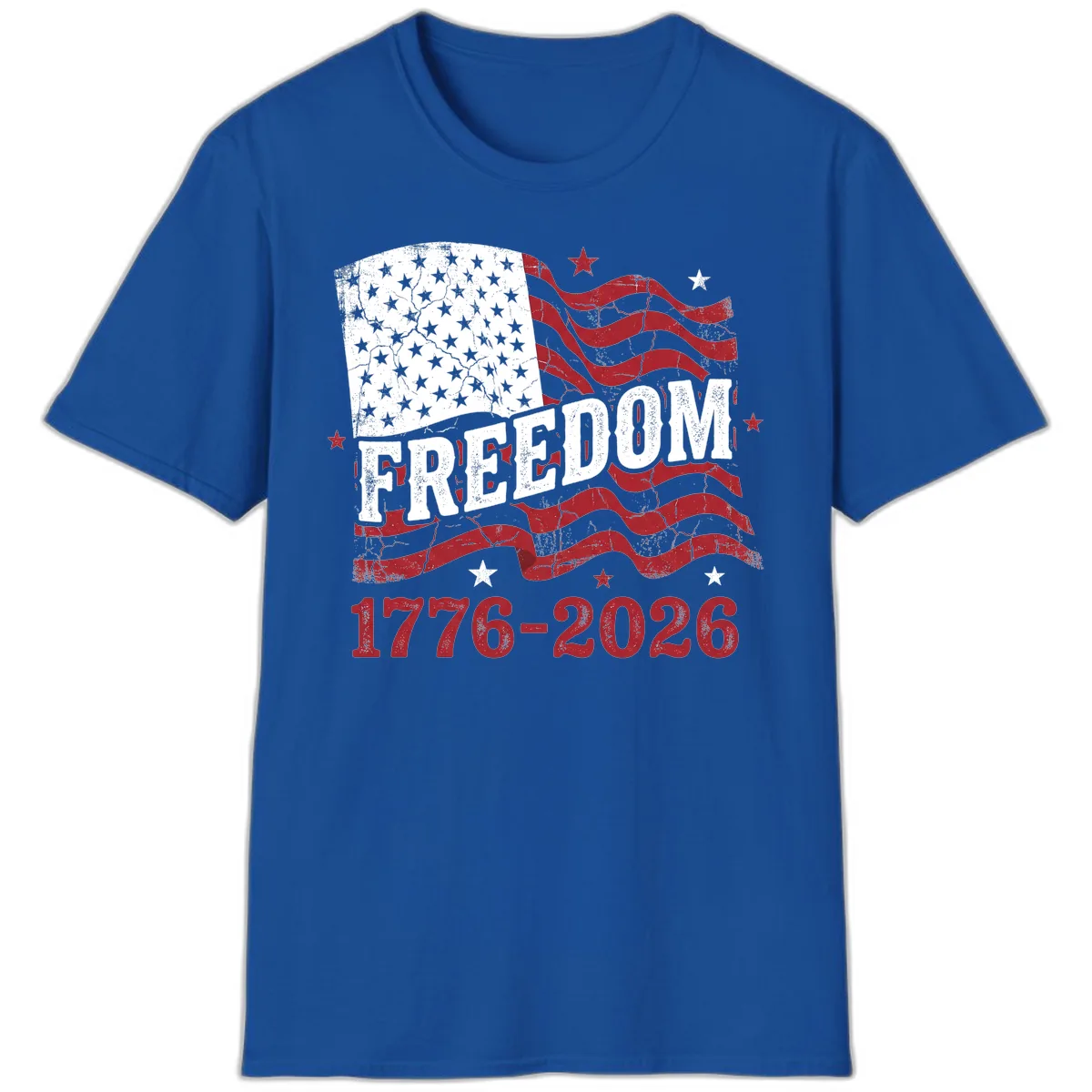 America's Freedom Celebration 250 Years T-Shirt in Royal