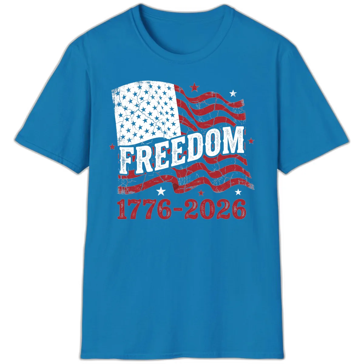 America's Freedom Celebration 250 Years T-Shirt in Sapphire