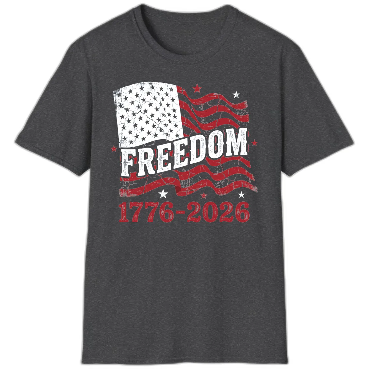 America's Freedom Celebration 250 Years T-Shirt in Dark Heather
