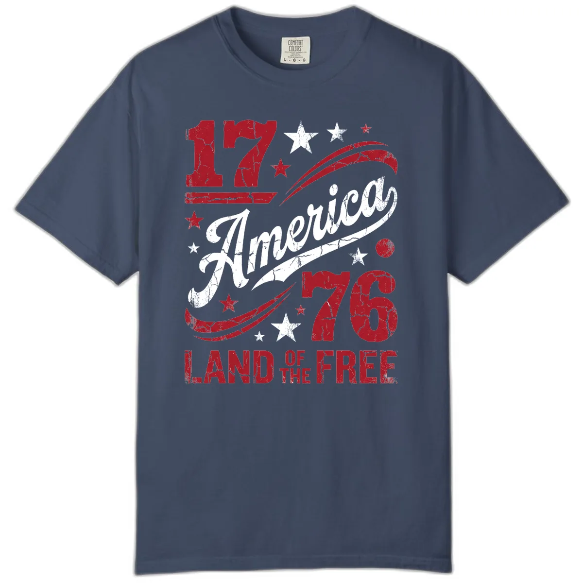 America Land of the Free 250th Comfort Color in Midnight